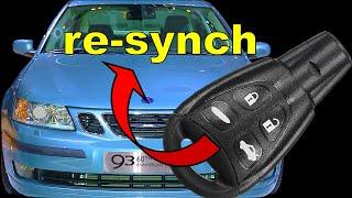 Saab 9-3 Remote Locking Not Working  Saab 9-3 Remote RESYNCH | #Shorts