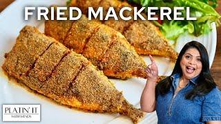 Easy CRISPY Fried Mackerel | Goan Mackerel Fry