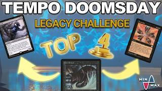 TEMPO Doomsday?! Top 4 Legacy Challenge Back to Back! | Maxtortion | MTGO