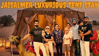 Thar Desert Ch Luxurious Tent Camping | Exploring jaisalmer with Family | Pinder Pawan