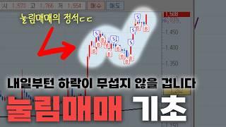 눌림매매로 돈벌고 싶다면 무조건 알아야 기초. 써먹을 수 있을 때까지 돌려보세요.