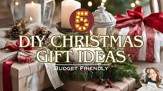 5 DIY Christmas Gift Ideas | Budget Friendly Handmade Gifts People Actually Want | Thrifted Gifts