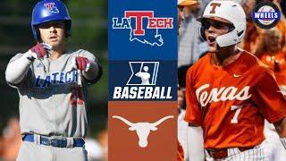 #9 Texas vs Louisiana Tech (THINGS GOT HEATED!) | Regionals 1-0 Game | 2022 College Baseball