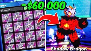 Spending $60,000 Robux and 300 Wishes To Get SHINY SHADOW DRAGON in Anime Defenders