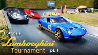 Lamborghini Tournament Pt. 1 Diecast Car Racing