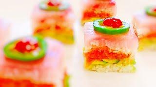 Oshizushi Pressed Sushi寿司卷装盘摆盘How To Make Sushi