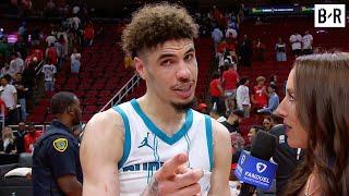 LaMelo Ball Wishes LaVar Ball a Happy Birthday in Postgame Interview