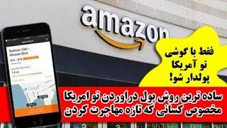 ساده ترین روش پول درآوردن تو آمریکا ،