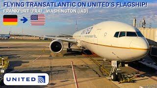 REVIEW | United Airlines | Frankfurt (FRA) - Washington (IAD) | Boeing 777-300ER | Economy