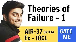 Most conceptual coverage of Theories of Failure - Part 1 | GATE Mechanical