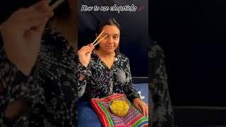 How to use chopsticks        #youtube #maggi #chopsticks #systummm #systumm #subscribe #like