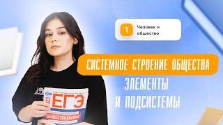 Системное строение общества | Обществознание | ЕГЭ | Сторум