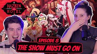 HAZBIN HOTEL VS THE ANGELS! | Hazbin Hotel Season 1 Married Reaction | Ep 1x8, “The Show Must Go On”