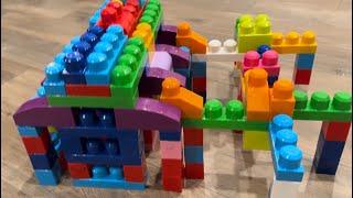 ASMR Toys - Building “SUNNY BLOK” (A Mega Bloks First Builder House Building Series)