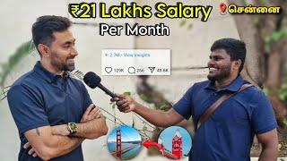 How He Earns ₹21 Lakhs Per Month:His Journey from Chennai to San Jose,USA | Career Interview - Tamil