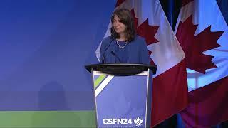 CSFN 2024 - SPECIAL KEYNOTE - Hon. Danielle Smith