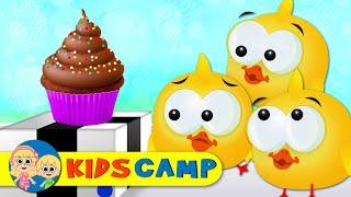 Lucky Ducky Eating Cupcake Ice cream | Funny Cartoon Videos by Kidscamp