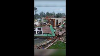 Tornado Aftermath In Pittsburg, Oklahoma