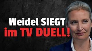 Weidel GEWINNT Welt TV Duell gegen Wagenknecht