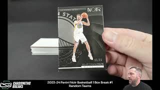 2023-24 Panini Noir Basketball 1 Box Break #1