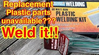 Harbor Freight plastic welding kit review| plastic welding| repair broken plastics