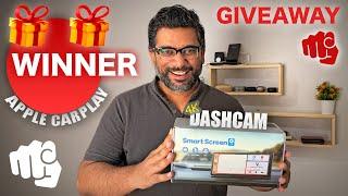 WINNER ALERT Congratz  Apple CarPlay with 4K Dashcam!