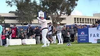 Farmers Insurance Open 2023 Max Homa on 18