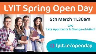 CAO - 'Late Applicants & Change-of-Mind'