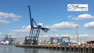 Controlled Collapse of STS Crane - Port of Felixstowe, UK