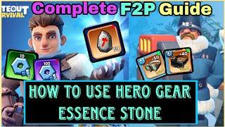 How to use hero gear essence stone - Whiteout Survival | Mastery Forging in mythic gear F2P Guide