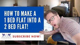 How to Make a 1 Bed Buy to let Flat into a 2 Bed Flat!! Renovation Part 1