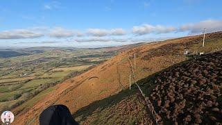 GoPro Hero 10 'Horizon Levelling' test flight - scratching the Long Mynd.