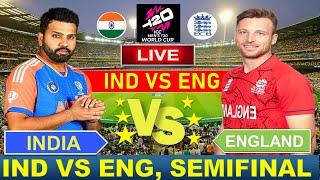 Live: INDIA vs ENGLAND Semifinal T20 World Cup 2024| |IND vs ENG |#indvseng #cricketlive