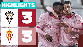 ALBACETE BP 3 - 3 REAL SPORTING | HIGHLIGHTS LALIGA HYPERMOTION