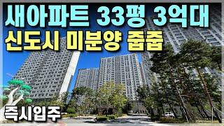 40평 같은 33평 즉시입주 새아파트를 3억대로 가져가세요! 오송신도시 미분양아파트 줍줍, 청주 오송역의 급매아파트 수준 [645]