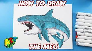 How to Draw The Meg l Meg 2 The Trench