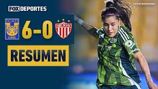  DOMINIO TOTAL DE 'LA MAGA' | Tigres 6-0 Necaxa | HIGHLIGHTS | Liga MX Femenil