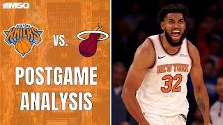 KAT's 44 Point Night Lift Knicks Over The Heat In Miami | New York Knicks