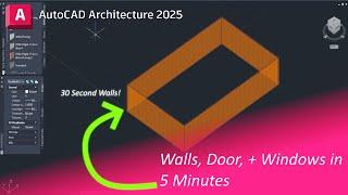 AutoCAD Architecture in 5 Mintues