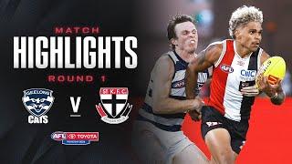 Geelong Cats v St Kilda Highlights | Round 1, 2024 | AFL