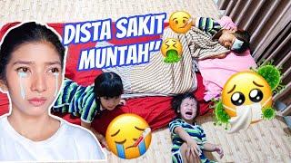 DISTA SAKIT GAK MASUK SEKOLAH !! ADIK"NYA NANGIS #viralvideos