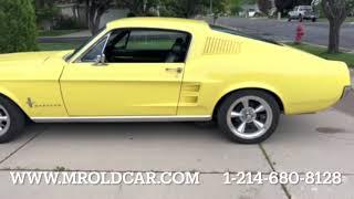 1967 Mustang Fastback GT C-code $58,995 FOR SALE. WWW.MROLDCAR.COM 1-214-680-8128