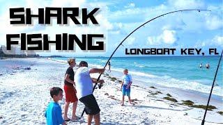 Shark Fishing From the Beach in Longboat Key, Florida