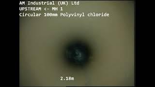 AM Industrial (UK) LTD - Real time drainage survey footage using SP50 Push Rod Inspection System.