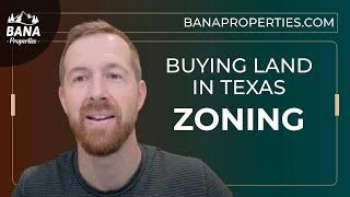 Buy Texas Land - Zoning