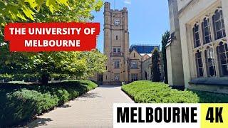 MELBOURNE, AUSTRALIA  [4K] The University of Melbourne — Walking Tour 2024