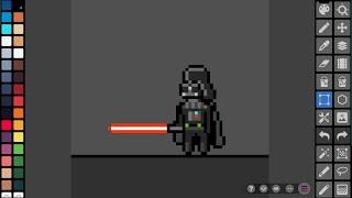 Pixel Studio Examples: Lightsaber animation