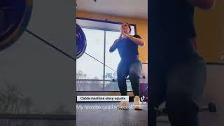 Favorite quad exercise  / WORKOUT WITH ME / DANIELA DIARIES