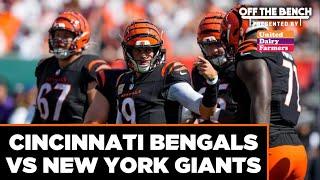 Cincinnati Bengals vs New York Giants Preview. Desperation Time for Who Dey Nation! | OTB 10.10.24