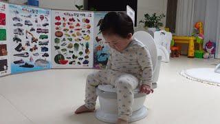 Potty practice for a 16 month old baby!